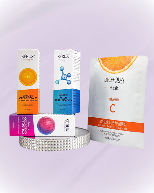 KIT ANTIEDAD SÉRUX + MASCARILLA VITAMINA C