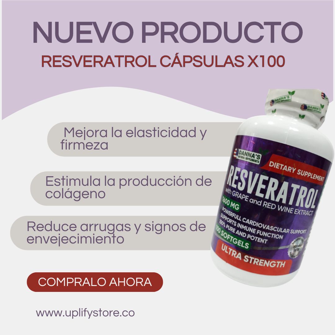 Resveratrol capsulas x 100